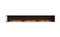 Ecosmart Fire Flex 158LC Left Corner Fireplace Insert - Black Finish / Stainless Steel Burner - ESF.FX.158LC